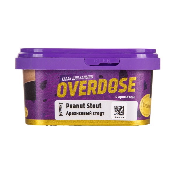 Табак Overdose Peanut Stout 200 грамм в Норильске