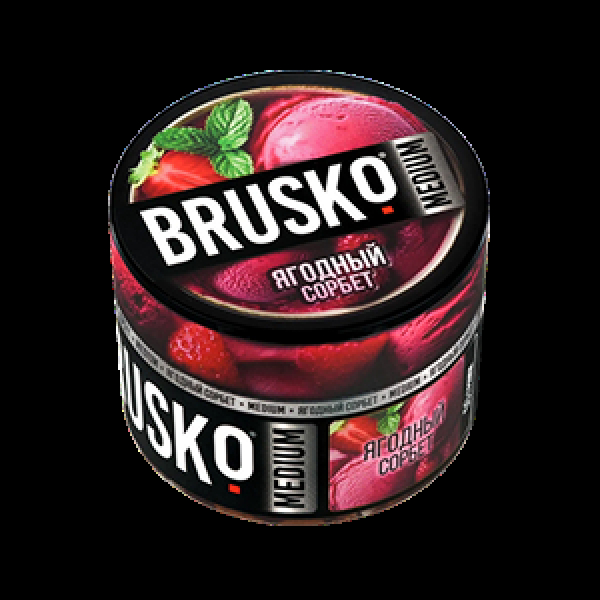 Бестабачная смесь Brusko Ягодный Сорбет 50 грамм в Норильске