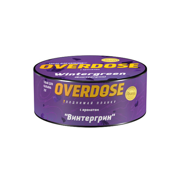 Табак Overdose Wintergreen 25 грамм в Норильске
