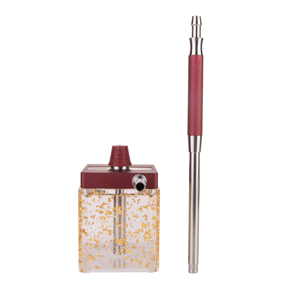 Кальян Hoob Subatom Wine Red X Ss | Cube Mini Gold в Норильске