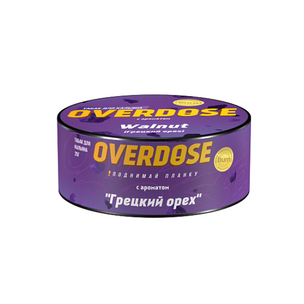 Табак Overdose Walnut 25 грамм в Норильске