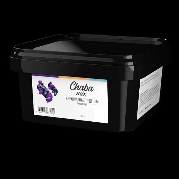 Безникотиновая смесь Chaba Mix Grape Drops Виноградные Леденцы 200 грамм в Норильске