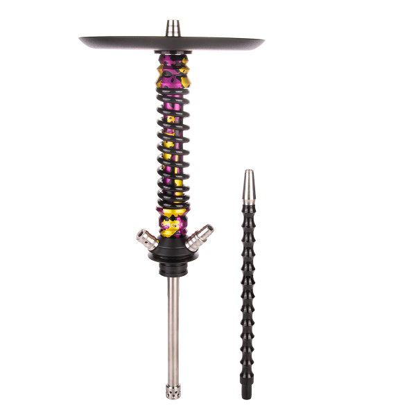 Кальян Mamay Customs Coilover Mini   Пурпурный/золотой Камуфляж Чёрный в Норильске