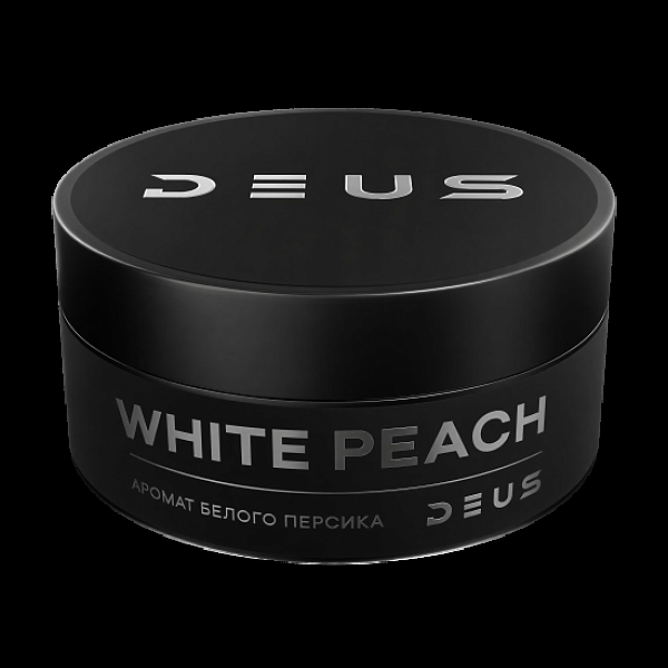 Табак Deus White Peach Белый Персик 100 грамм в Норильске