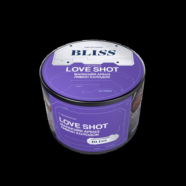 Табак Bliss Love Shot Маракуйя Арбуз Лимон Холодок 40 грамм в Норильске
