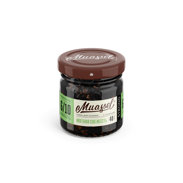 Табак Muassel Extra Strong Мятная Свежесть 40 грамм в Норильске