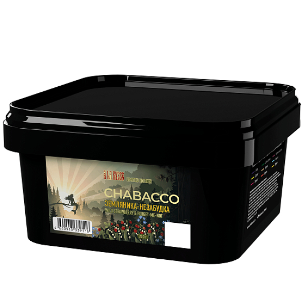 Бестабачная смесь Chabacco Le Strawberry & Forget Me Not Земляника Незабудка Medium 200 грамм в Норильске